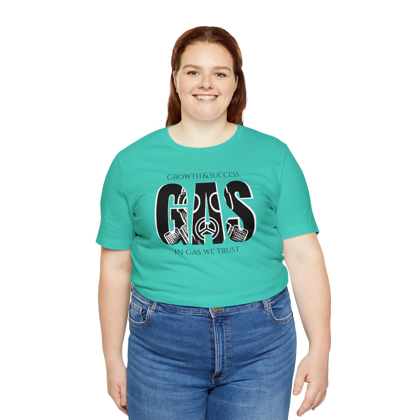 Classic Original Unisex Short Sleeve Gas Tee - Black print