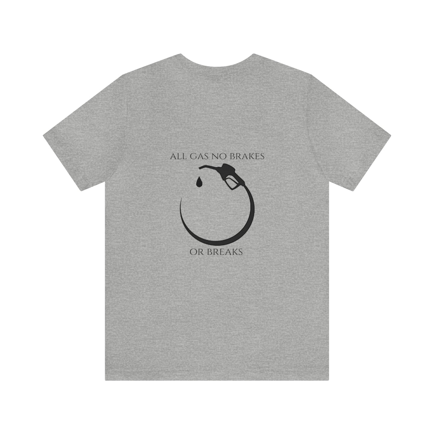 Classic Original Unisex Short Sleeve Gas Tee - Black print