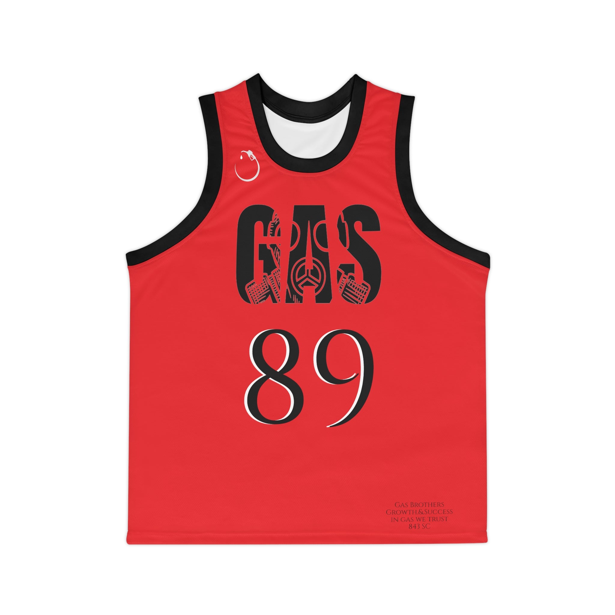 Black and Red Chicago Bulls Gas Bros Unisex Basketball Jersey – Gas Trend