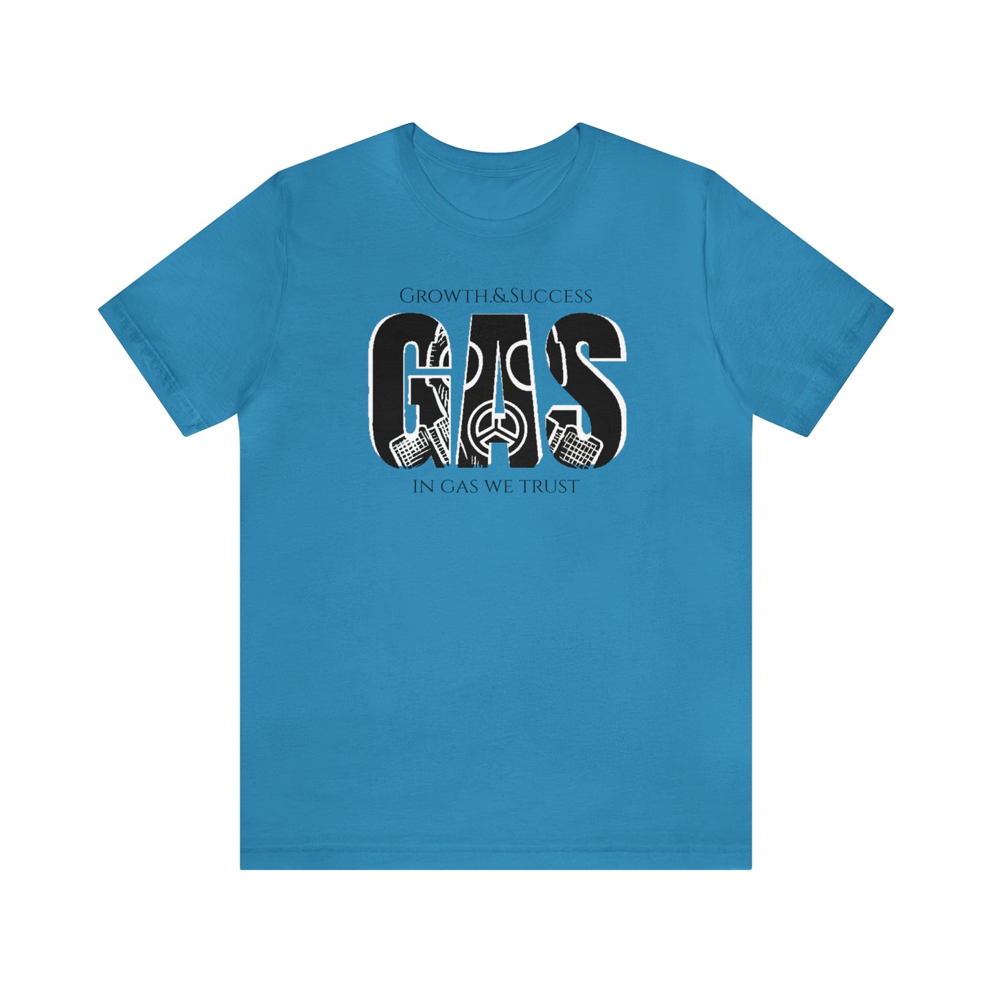 Classic Original Unisex Short Sleeve Gas Tee - Black print