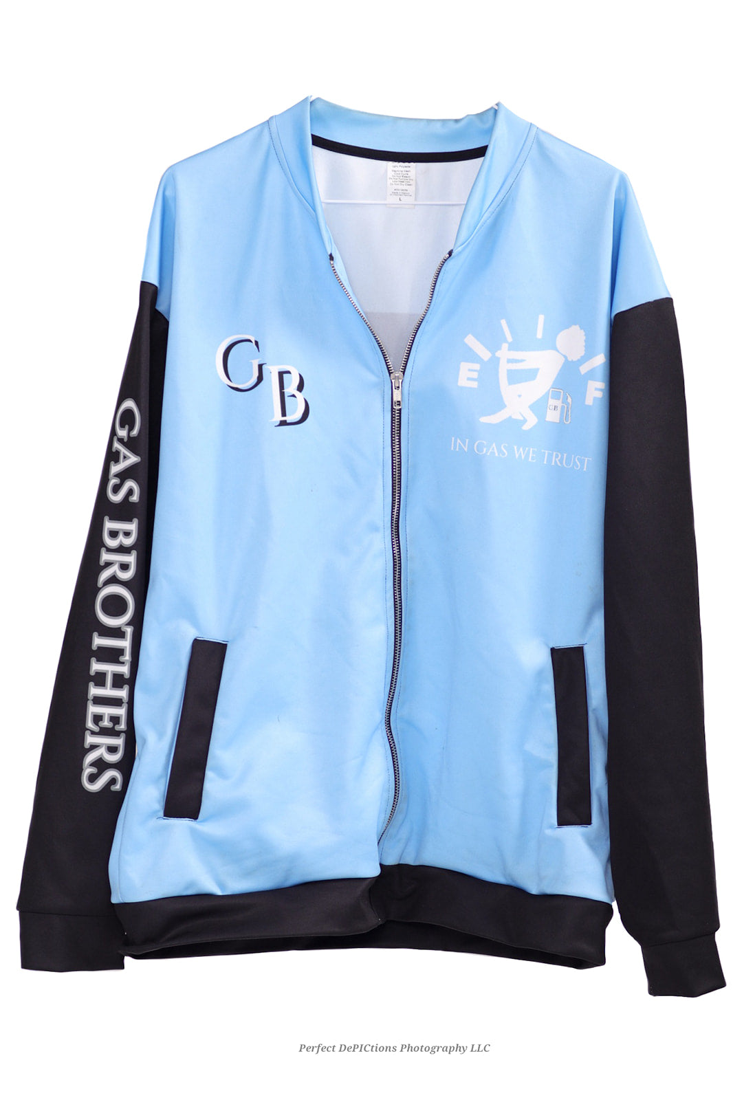 Carolina Blue Gas Brothers Unisex Bomber Jacket