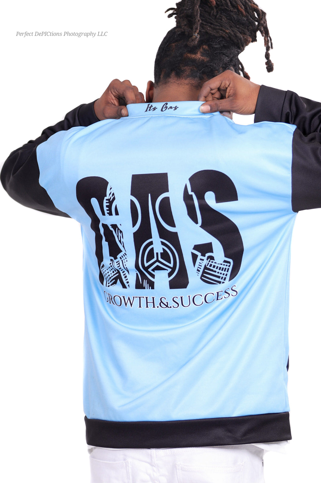 Carolina Blue Gas Brothers Unisex Bomber Jacket