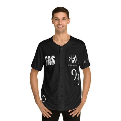 MLB Black Gas Brothers Baseball Jersey