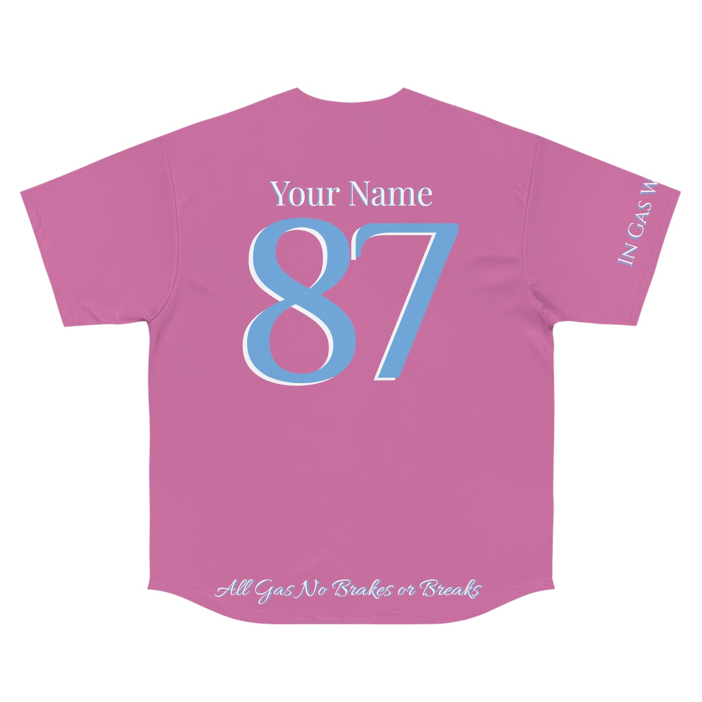 MLB Breast Cancer Awareness Custom Baseball Jersey