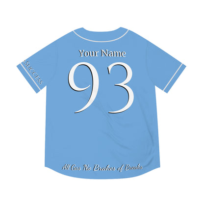 MLB Sky High Carolina Blue Custom Baseball Jersey