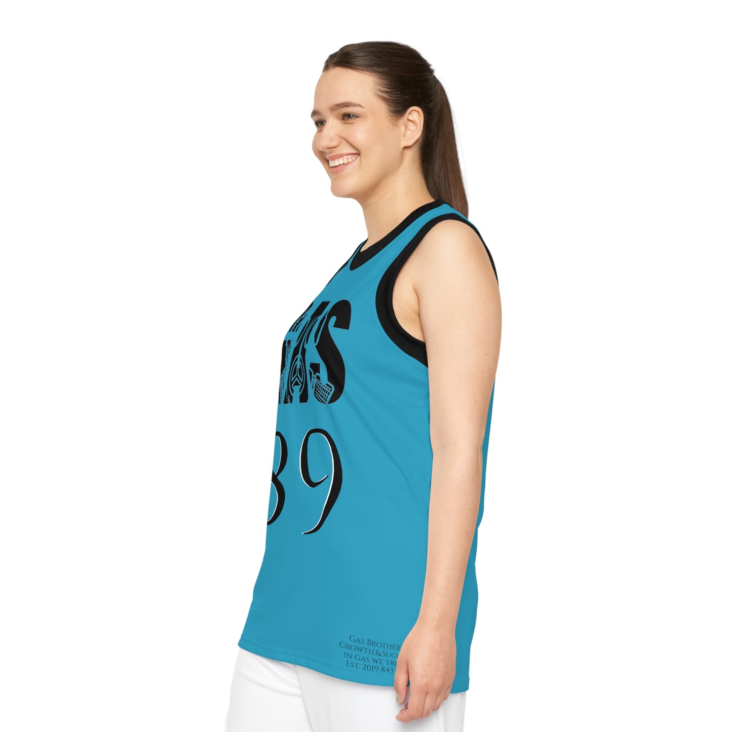 Charlotte Hornets Gas Bros Unisex Basketball Jersey