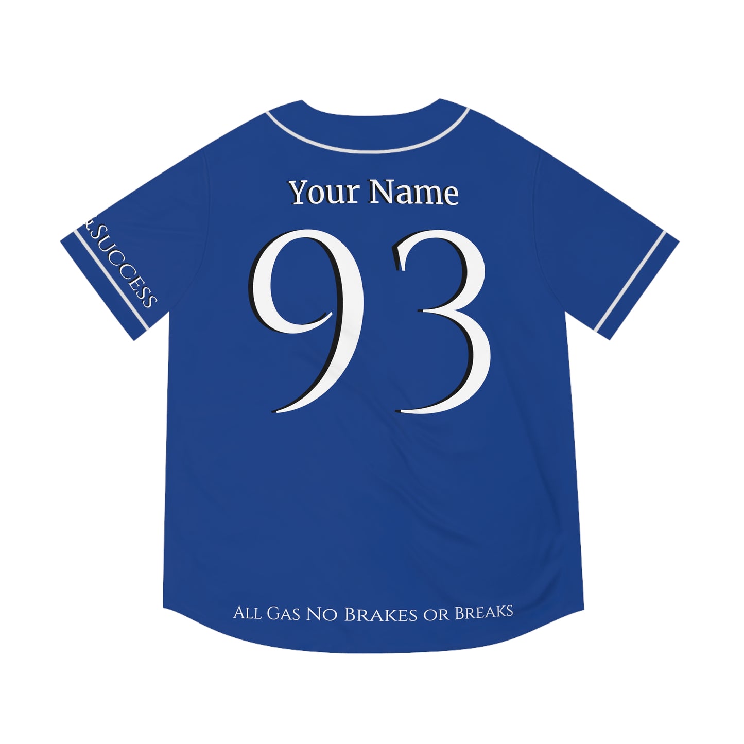 MLB Royal Premium Blue Customizable Baseball Jersey