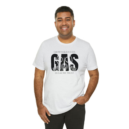 Classic Original Unisex Short Sleeve Gas Tee - Black print