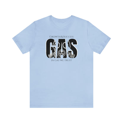 Classic Original Unisex Short Sleeve Gas Tee - Black print