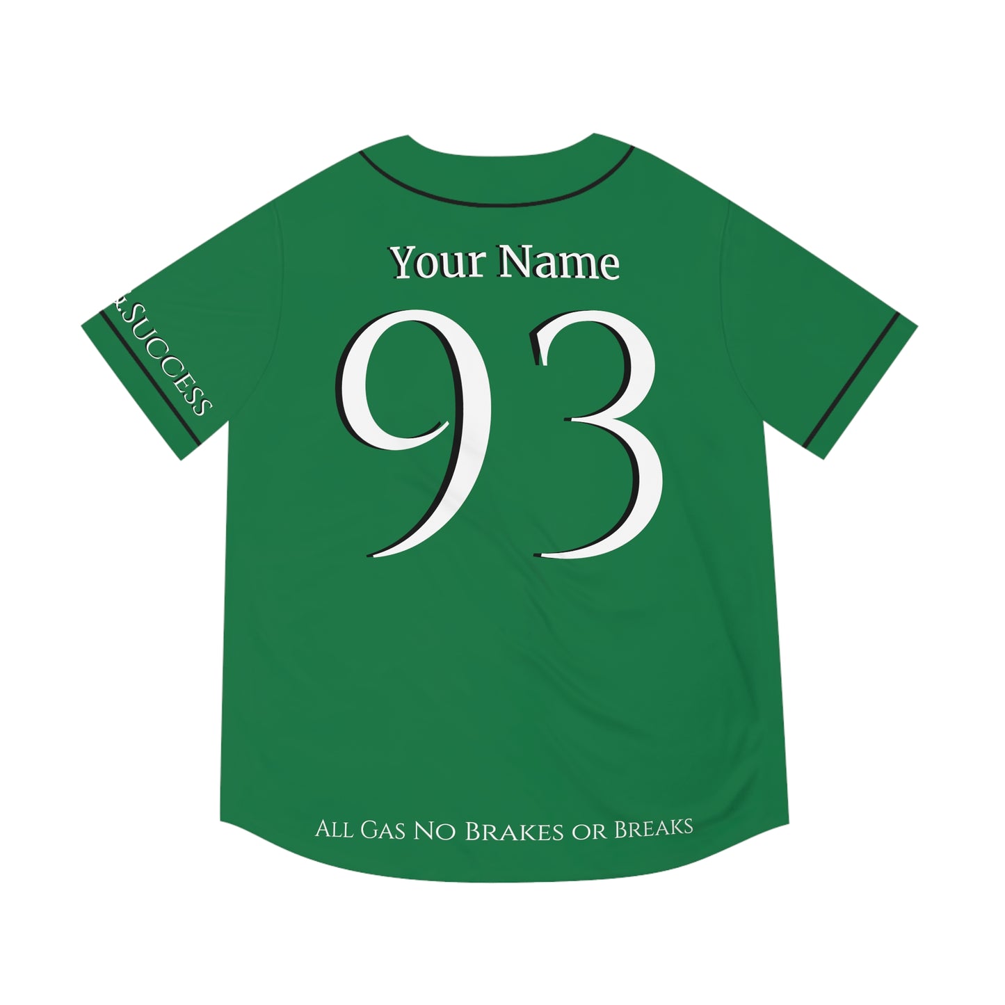 MLB Uniform Celtic Green Customizable Baseball Jersey