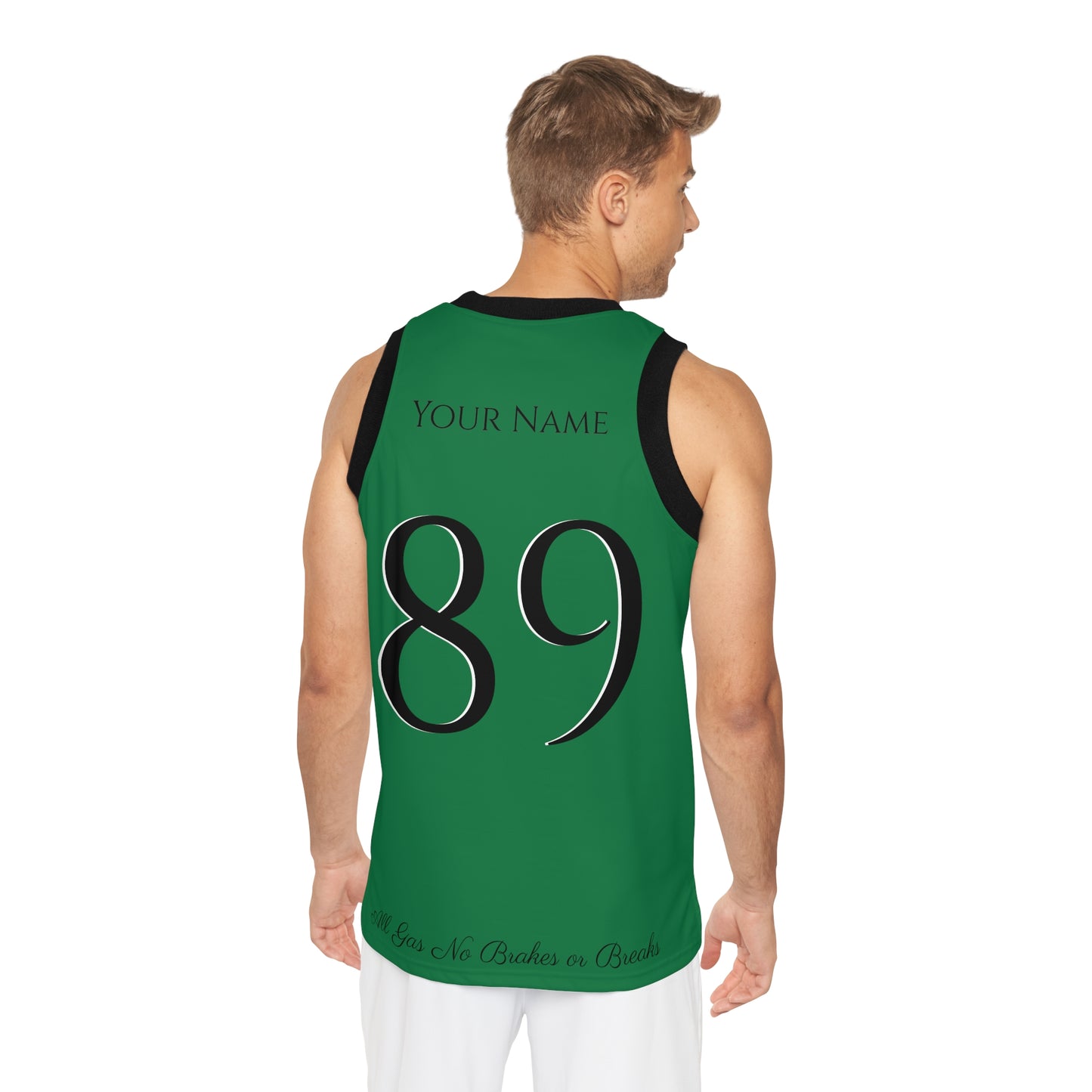 Celtics Green and Black flavored Gas Bros Unisex Basketball Jersey