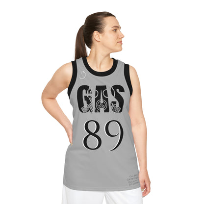 Black and Grey Cloud 9 flavored Gas Bros Unisex Basketball Jersey