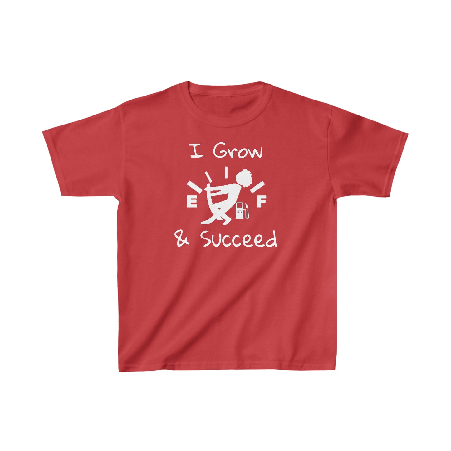 Kids Grow & Succeed Heavy Cotton T Shirt