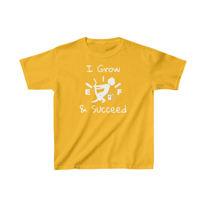 Kids Grow & Succeed Heavy Cotton T Shirt