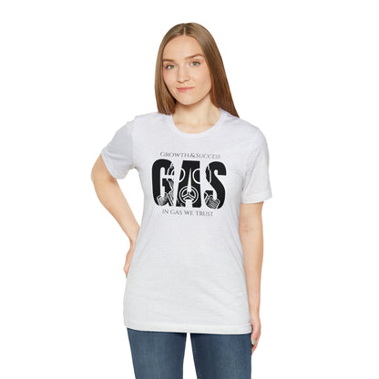 Classic Original Unisex Short Sleeve Gas Tee - Black print