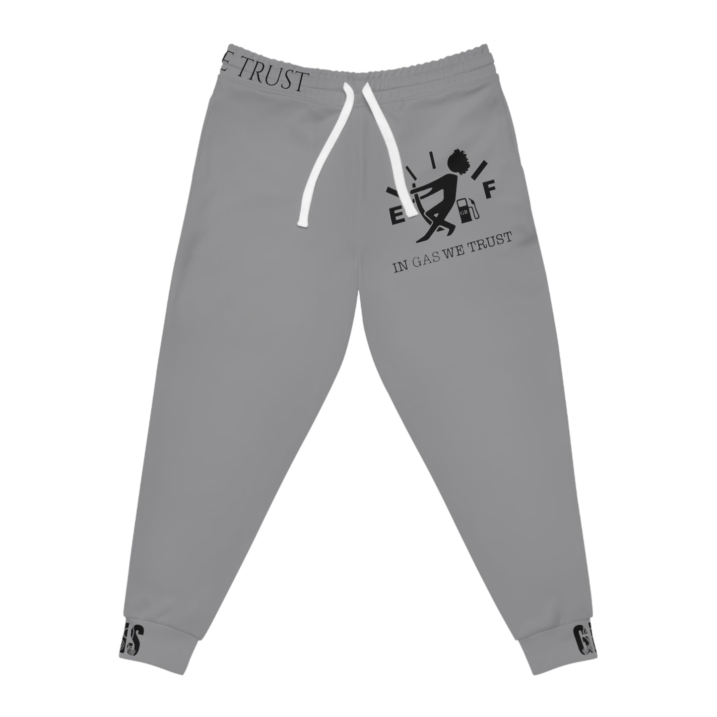 Gas Gauge Athletic Grey Sweat Effect Joggers