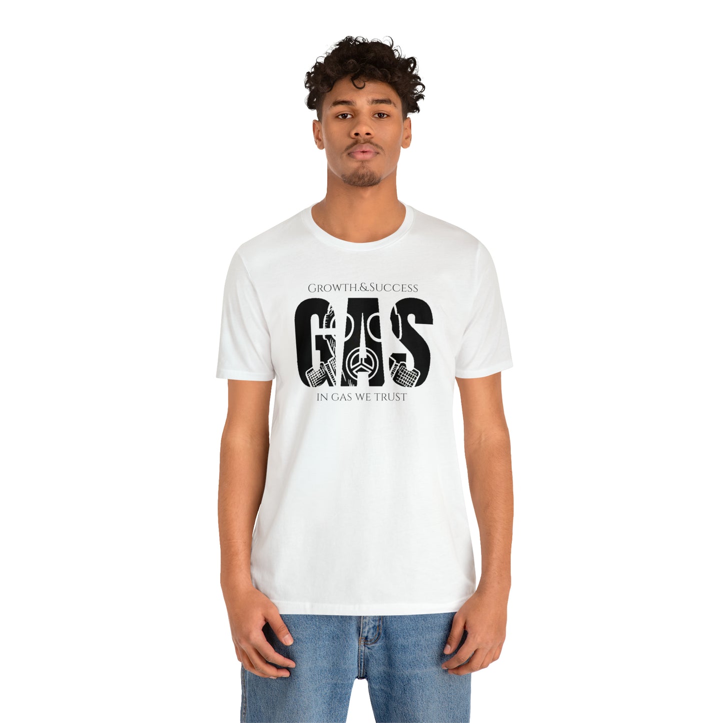 Classic Original Unisex Short Sleeve Gas Tee - Black print