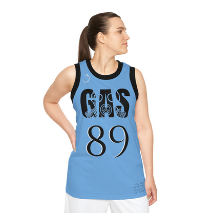 Baby Sky Blue flavored Gas Bros Unisex Basketball Jersey