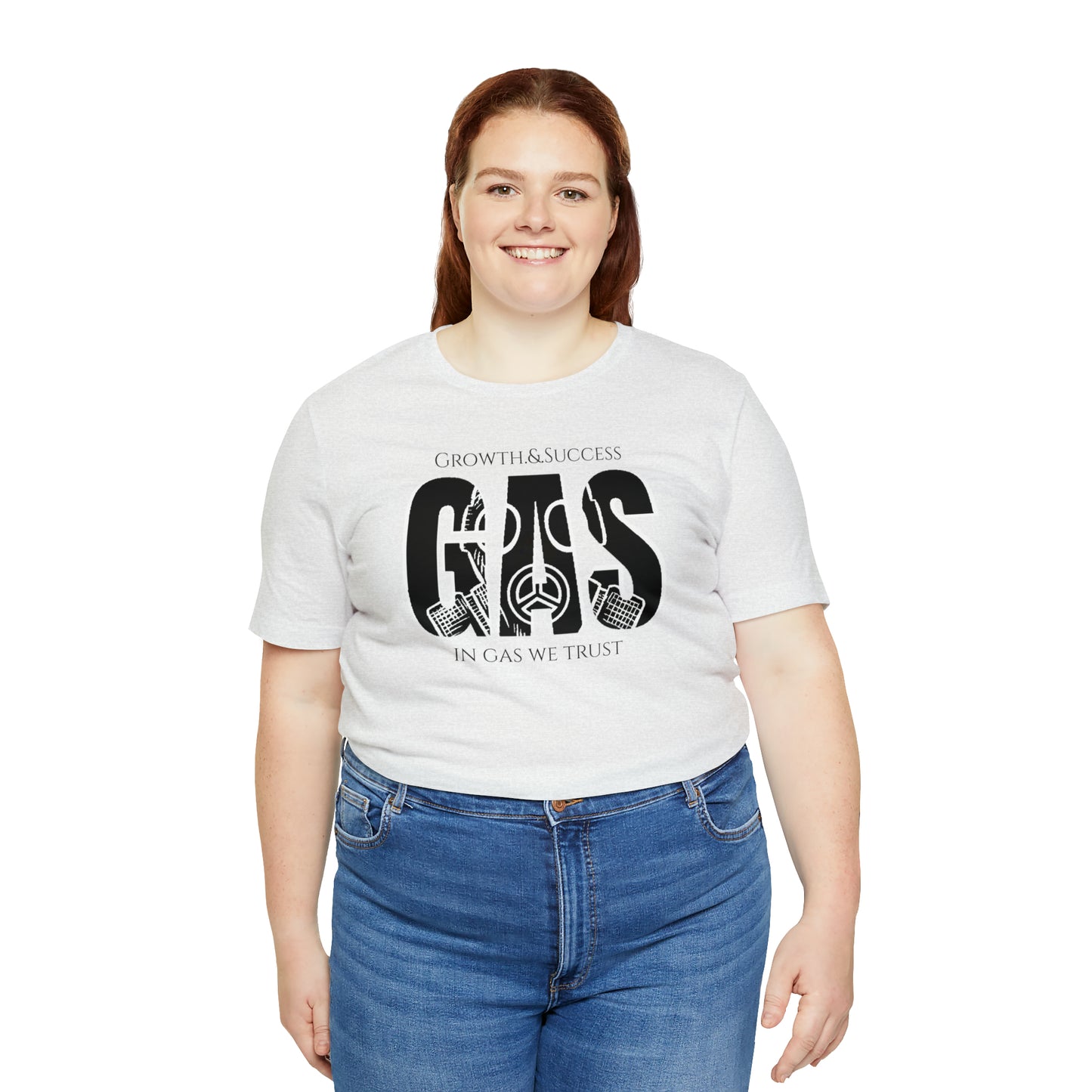 Classic Original Unisex Short Sleeve Gas Tee - Black print