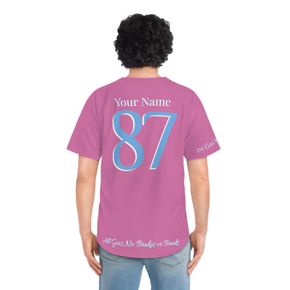 MLB Breast Cancer Awareness Custom Baseball Jersey