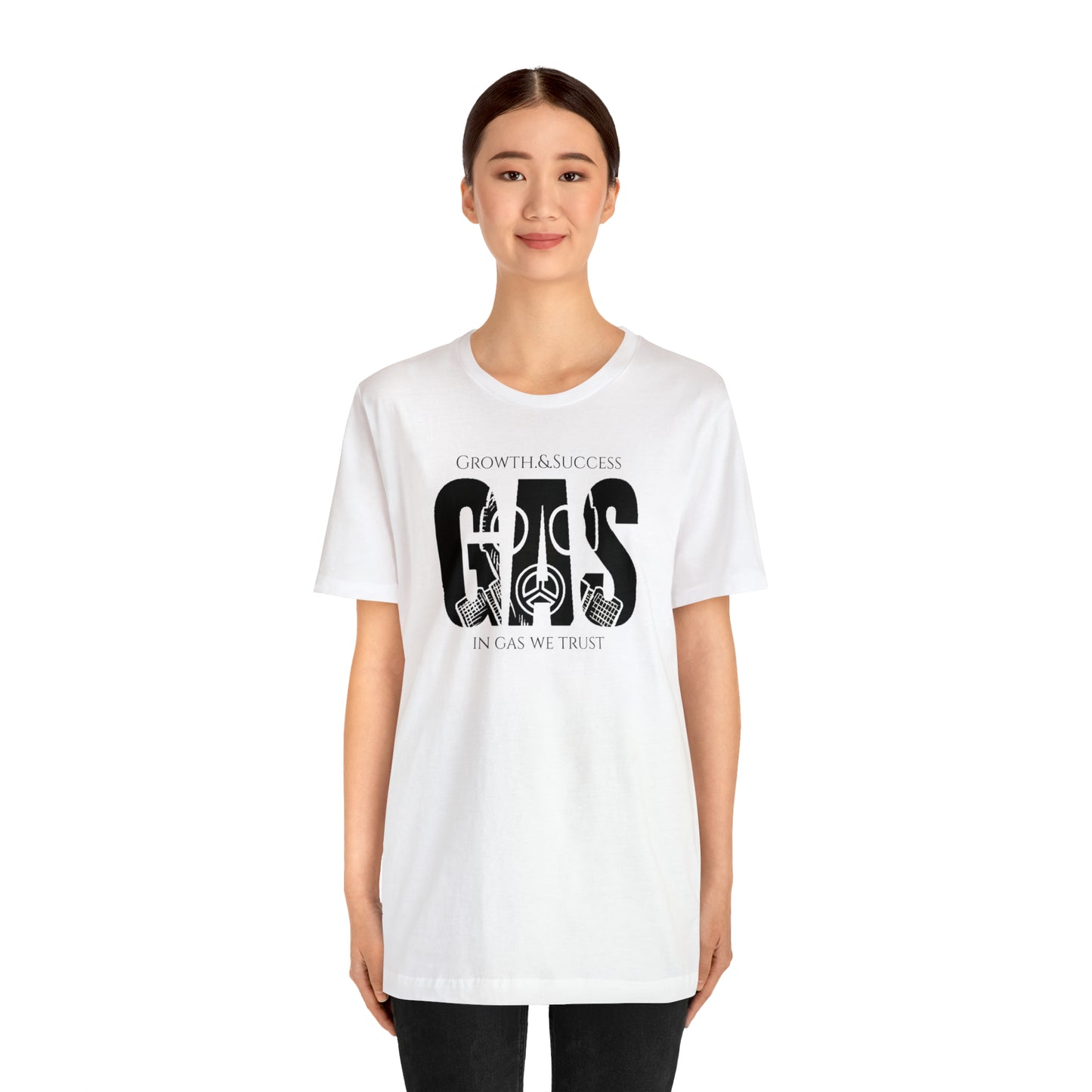 Classic Original Unisex Short Sleeve Gas Tee - Black print