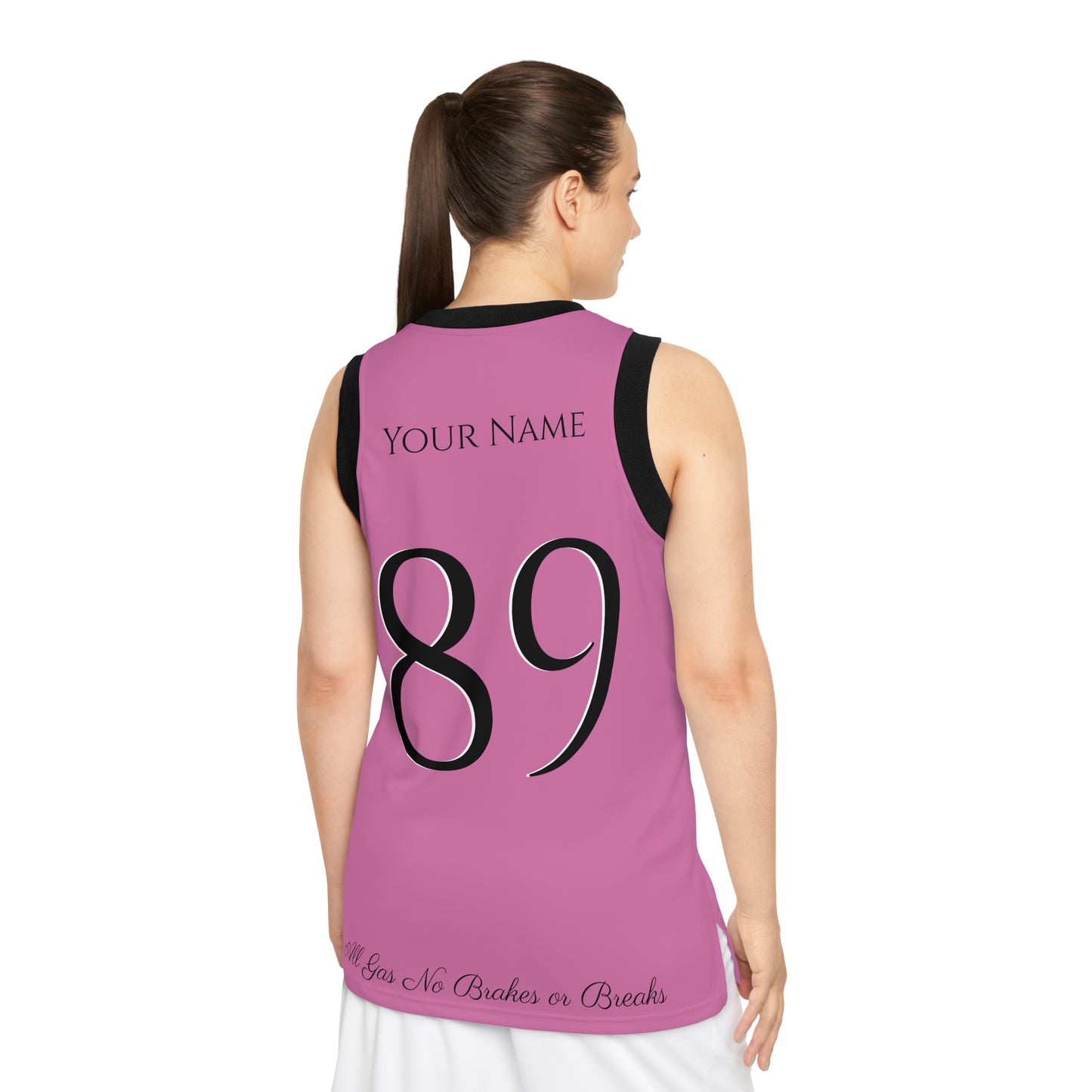 New York Pink flavored Gas Bros Unisex Basketball Jersey