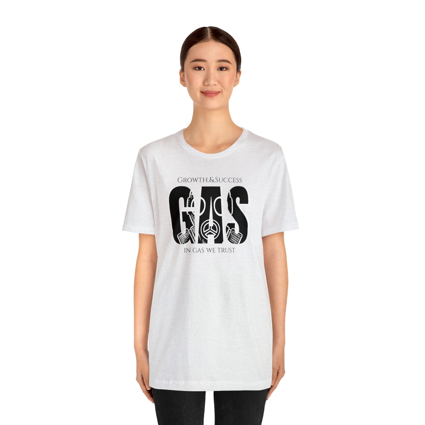 Classic Original Unisex Short Sleeve Gas Tee - Black print