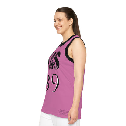 New York Pink flavored Gas Bros Unisex Basketball Jersey