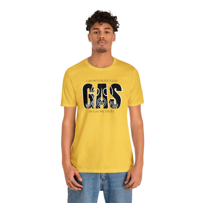 Classic Original Unisex Short Sleeve Gas Tee - Black print