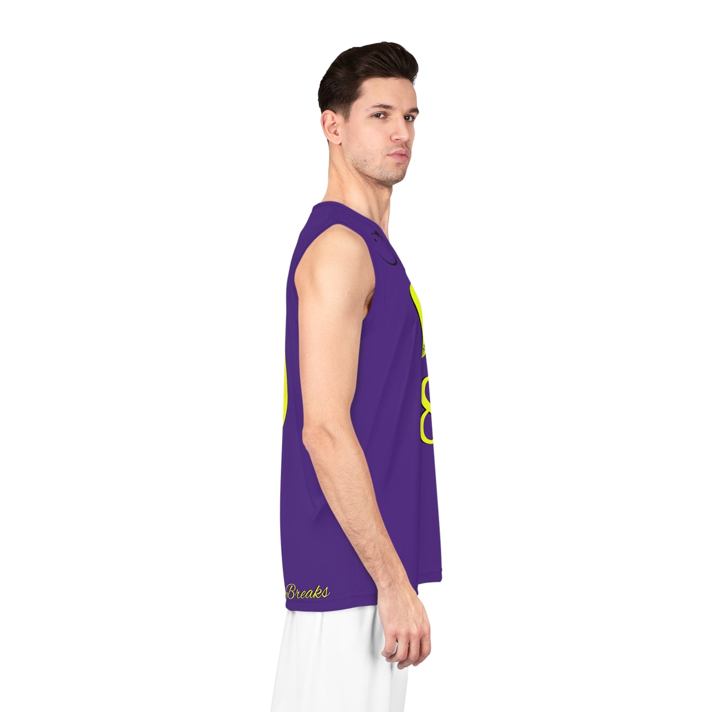 LA Lakers colors Gas Bros NBA Custom Jersey Uniform