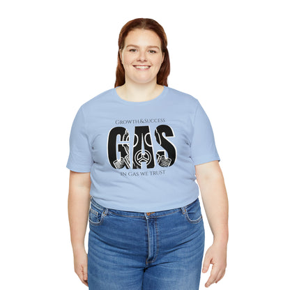 Classic Original Unisex Short Sleeve Gas Tee - Black print