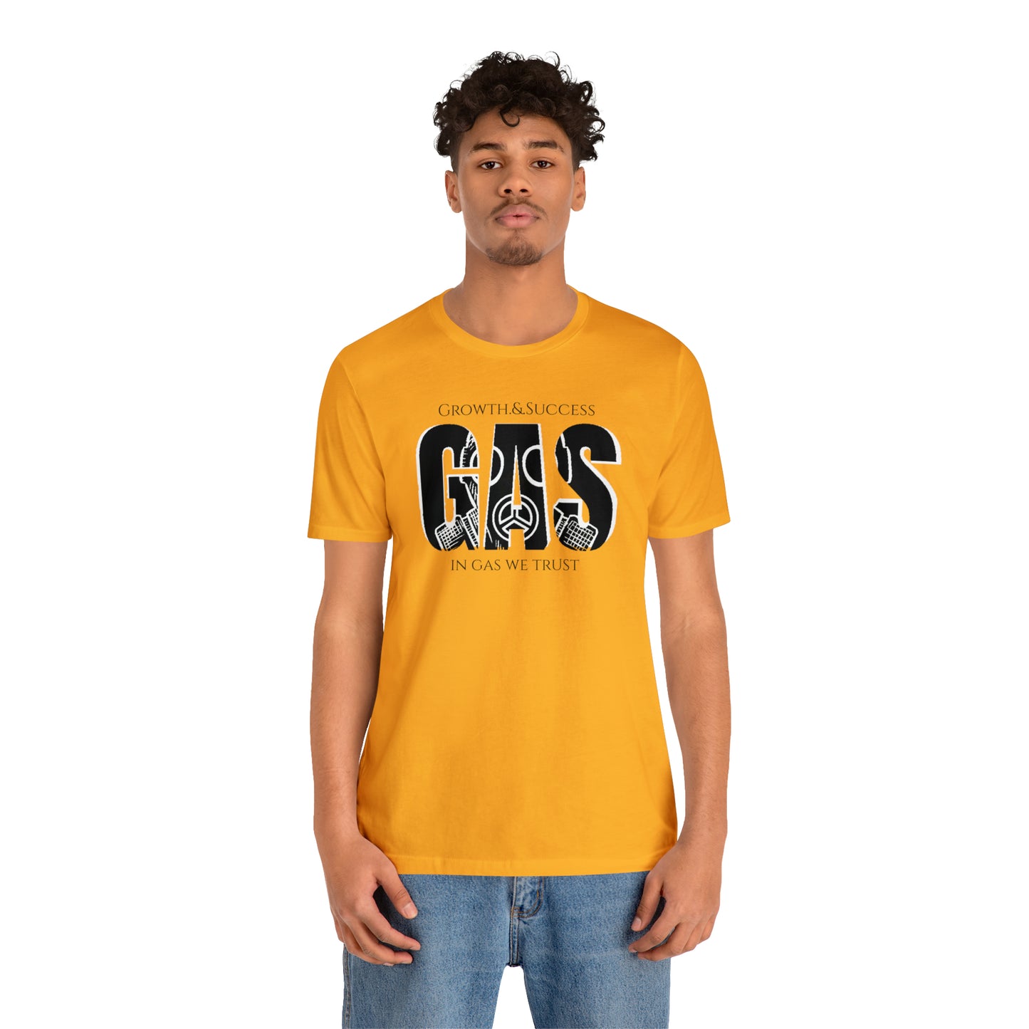 Classic Original Unisex Short Sleeve Gas Tee - Black print