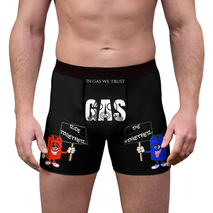 Men's Ride or Die Black Boxer Briefs