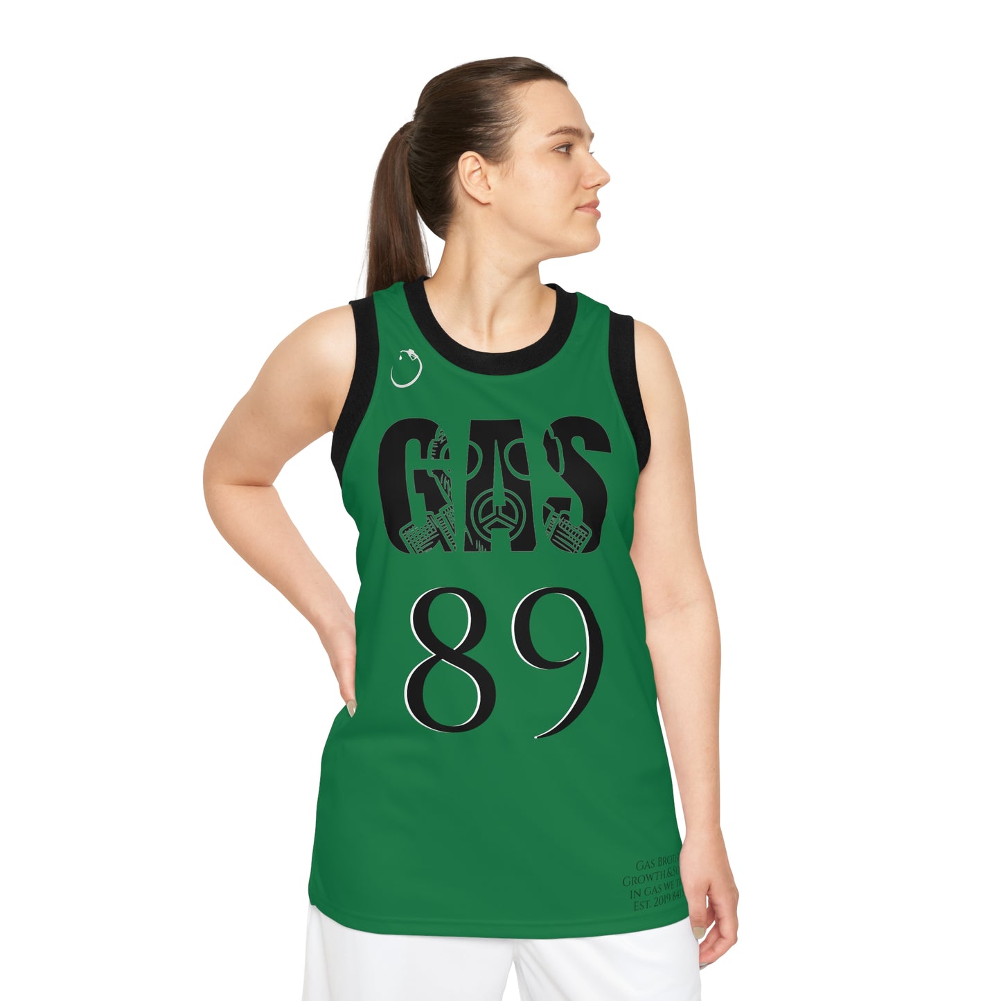 Celtics Green and Black flavored Gas Bros Unisex Basketball Jersey