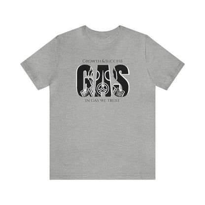 Classic Original Unisex Short Sleeve Gas Tee - Black print