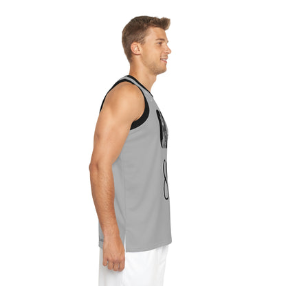 Black and Grey Cloud 9 flavored Gas Bros Unisex Basketball Jersey