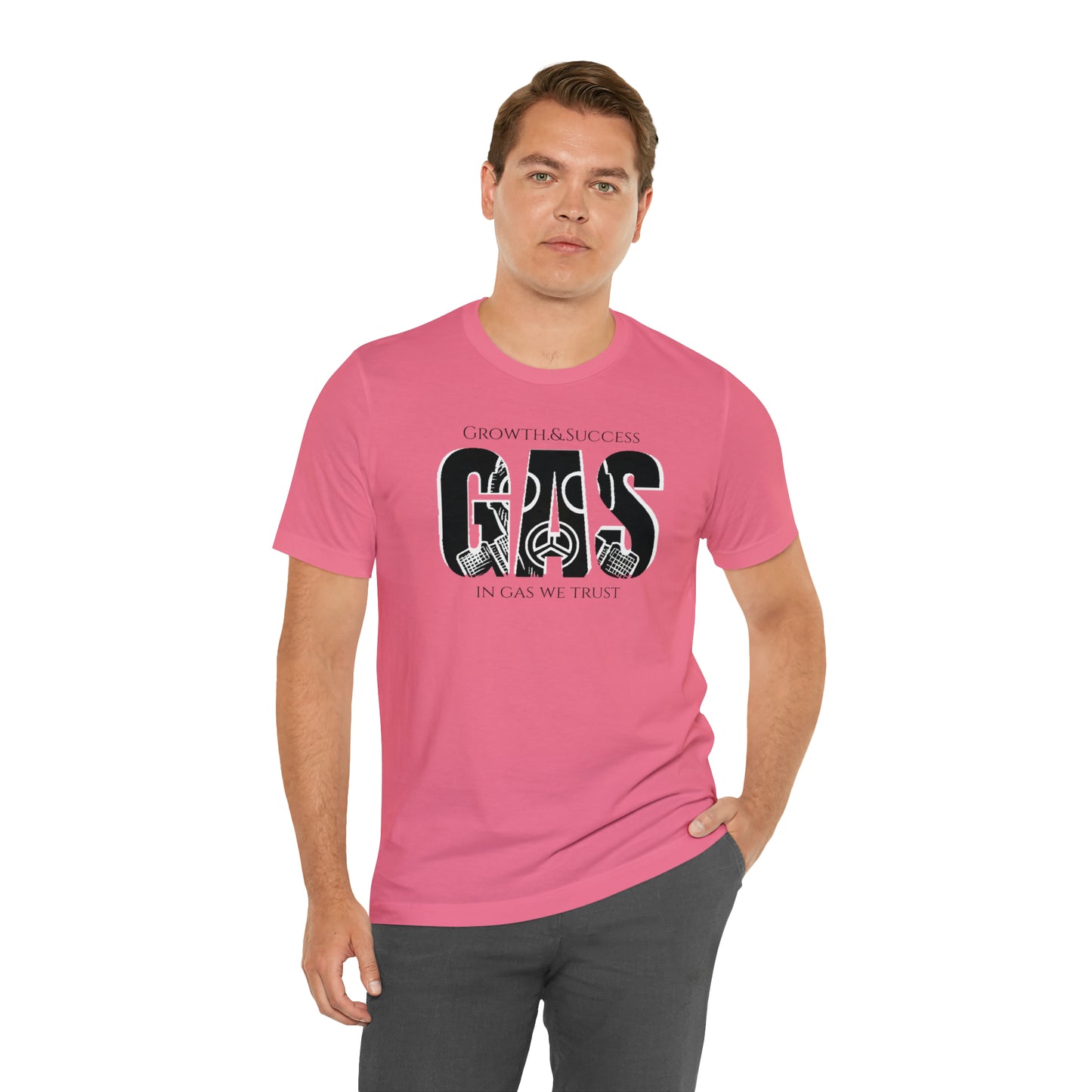 Classic Original Unisex Short Sleeve Gas Tee - Black print