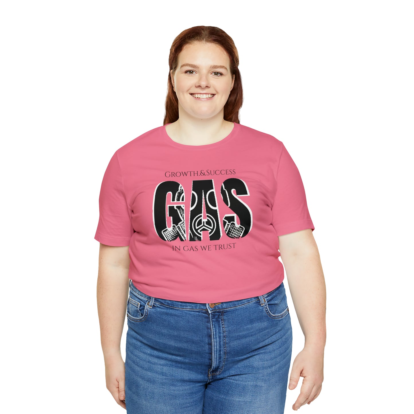 Classic Original Unisex Short Sleeve Gas Tee - Black print