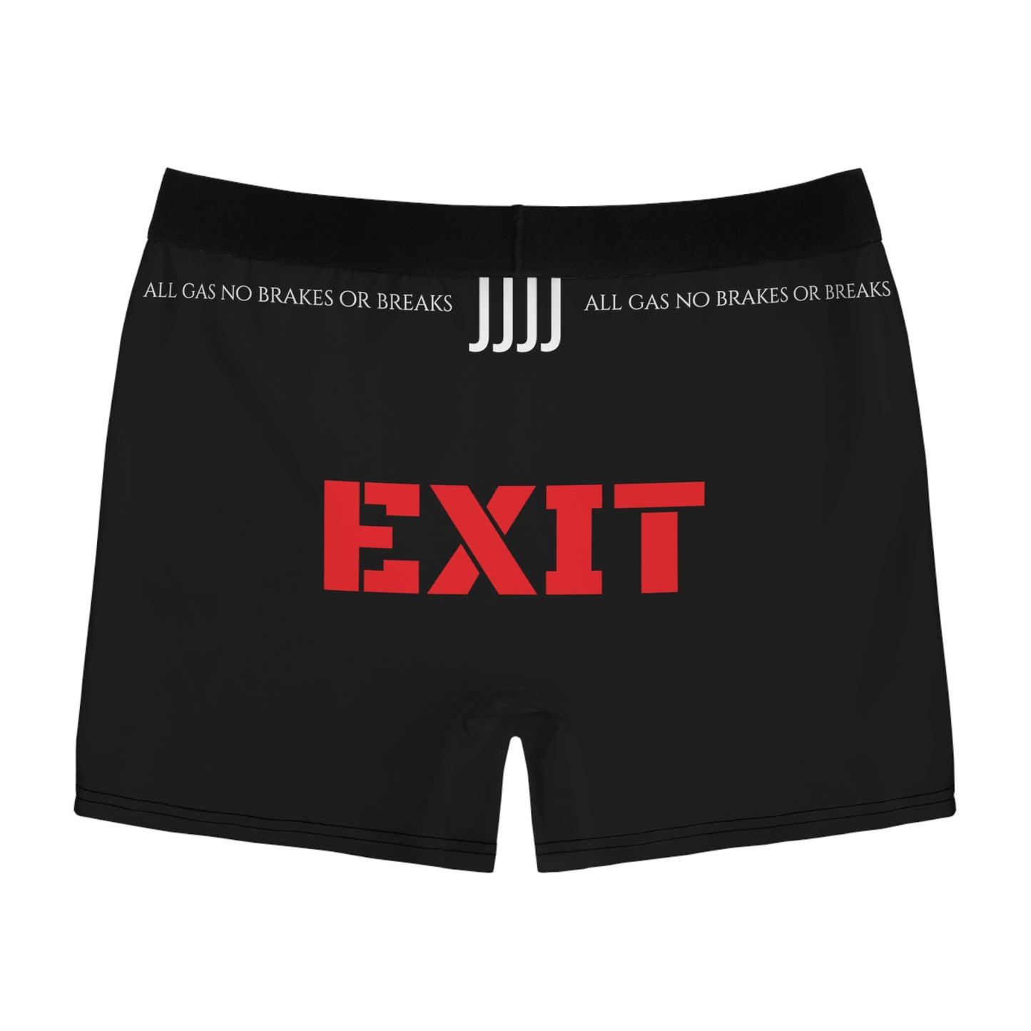 Men's Ride or Die Black Boxer Briefs