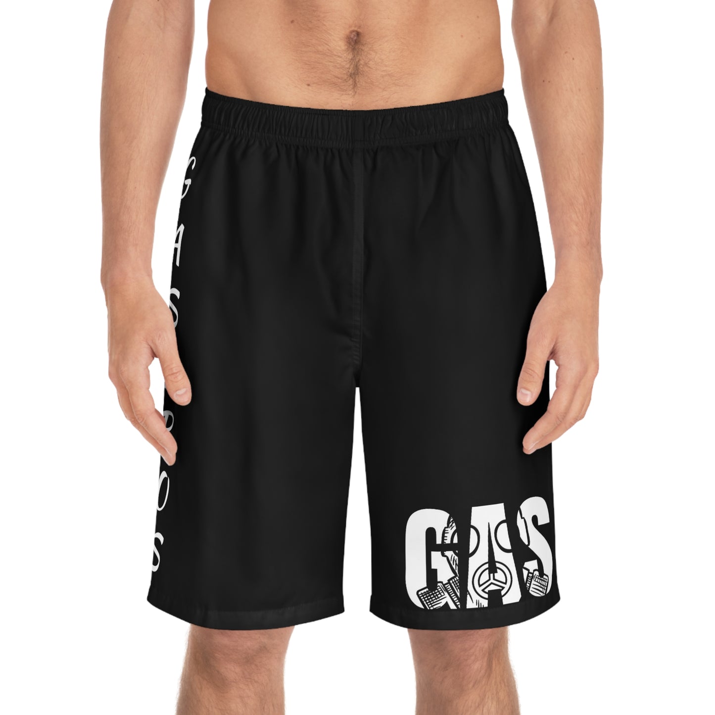 Black GAS Gym Trunks