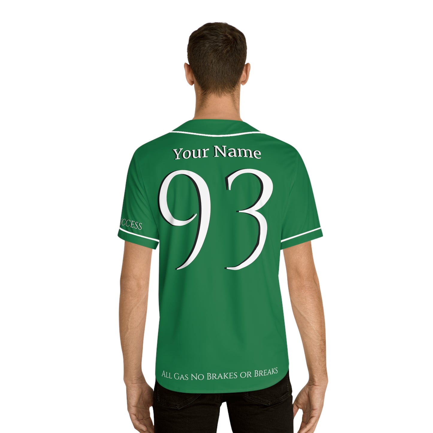 MLB Uniform Celtic Green Customizable Baseball Jersey