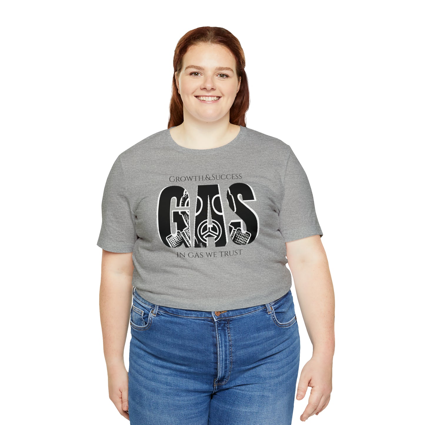 Classic Original Unisex Short Sleeve Gas Tee - Black print