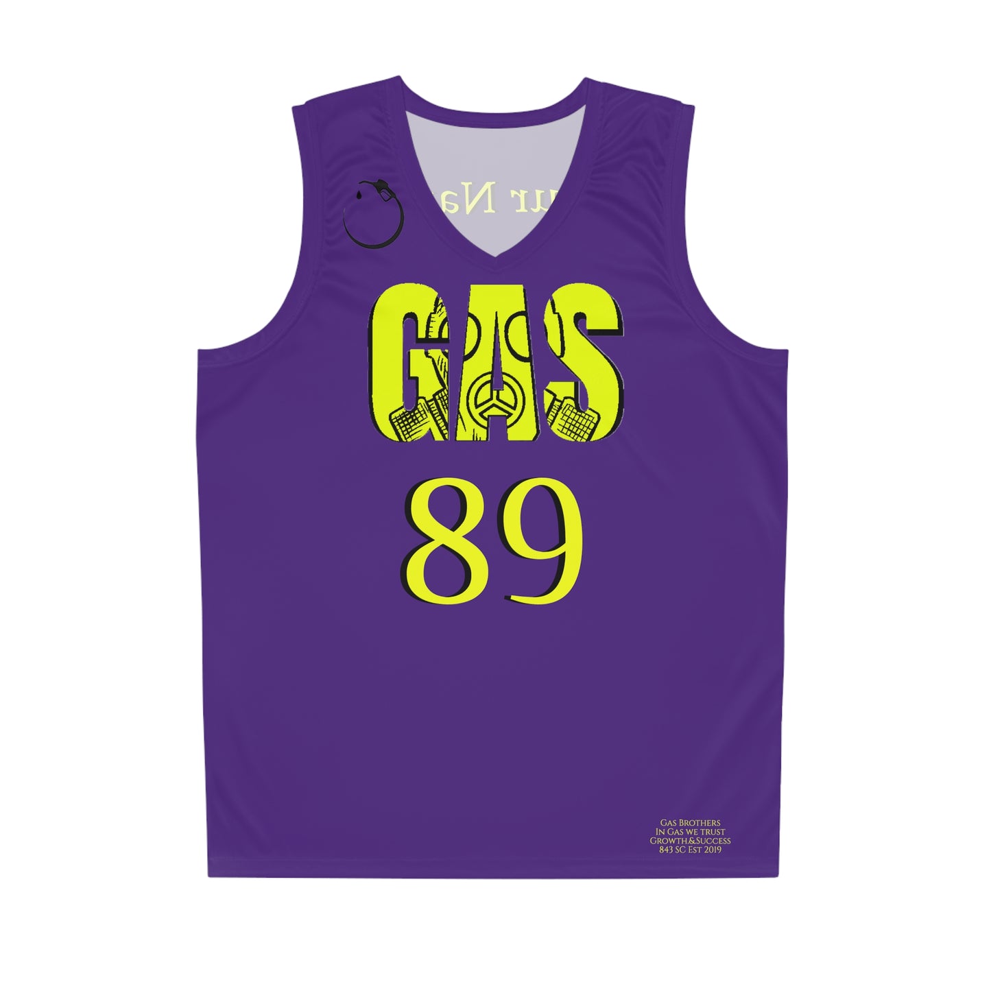 LA Lakers colors Gas Bros NBA Custom Jersey Uniform