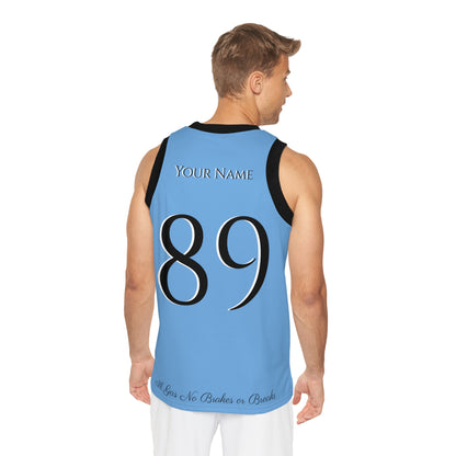 Baby Sky Blue flavored Gas Bros Unisex Basketball Jersey