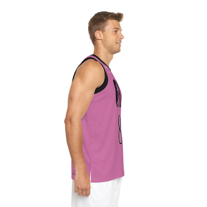 New York Pink flavored Gas Bros Unisex Basketball Jersey