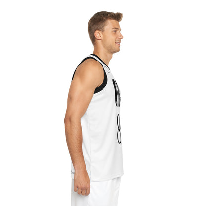 White Widow flavored Gas Bros Unisex Basketball Jersey