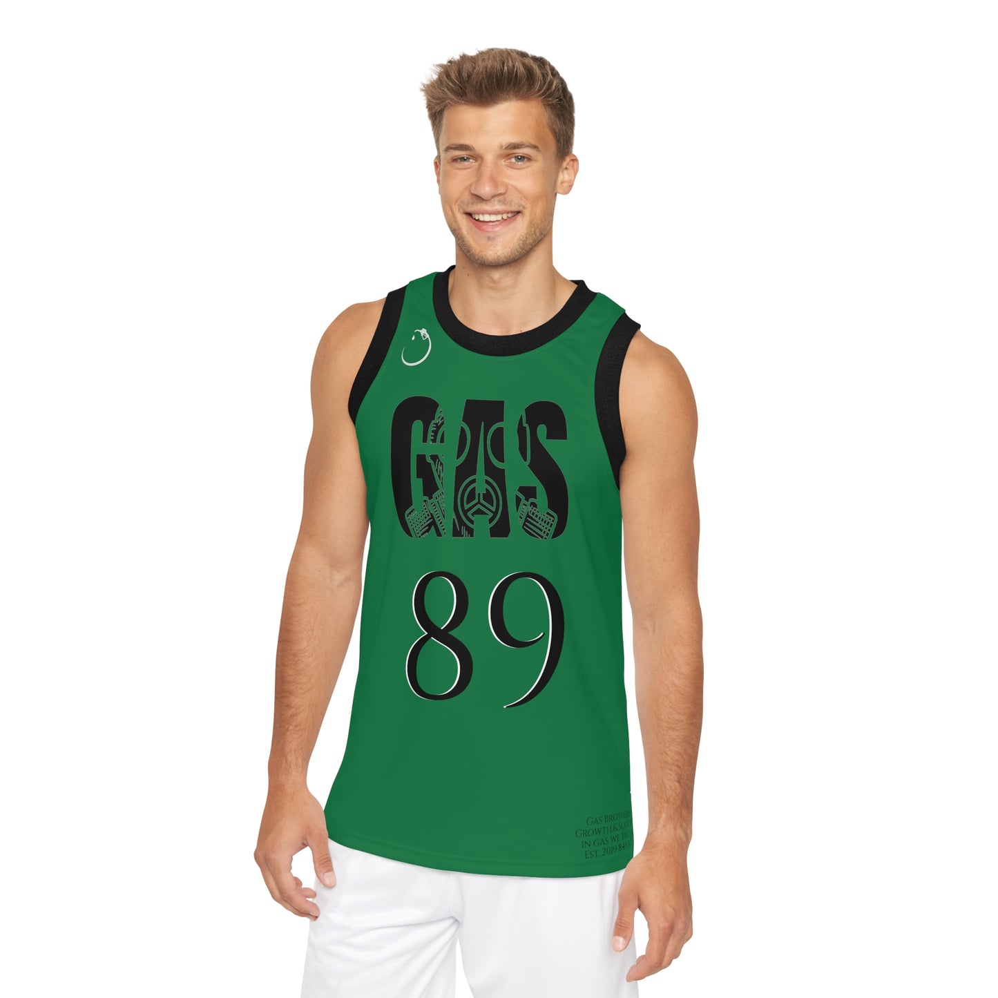 Celtics Green and Black flavored Gas Bros Unisex Basketball Jersey