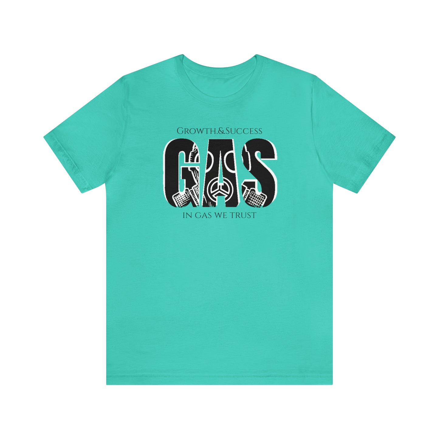 Classic Original Unisex Short Sleeve Gas Tee - Black print