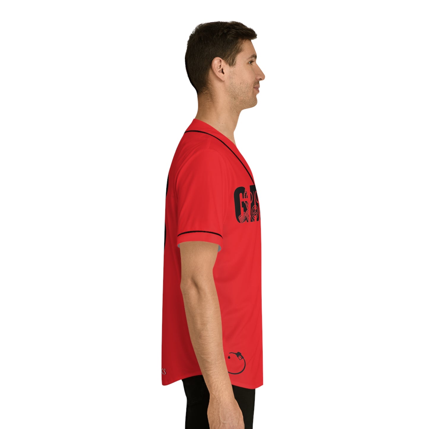 MLB Uniform Bloody Red Customizable Baseball Jersey