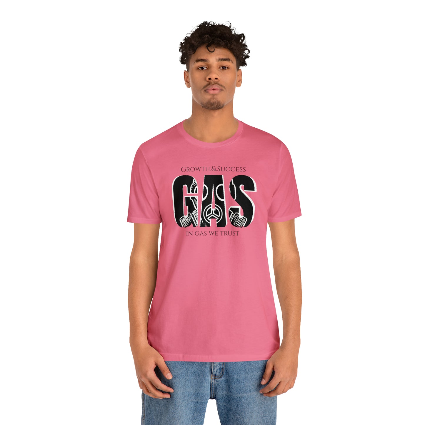 Classic Original Unisex Short Sleeve Gas Tee - Black print